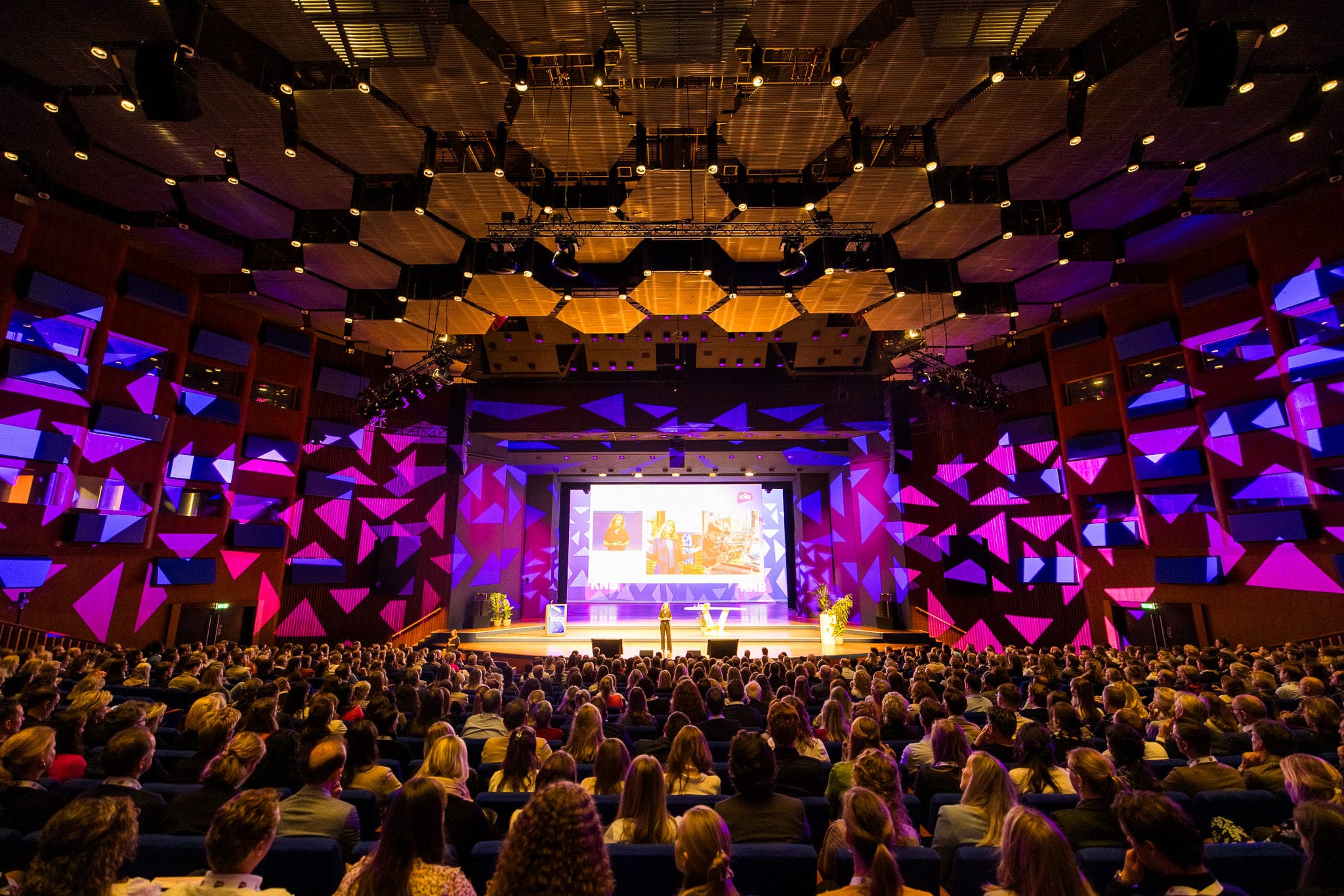 The World Forum Convention Center.